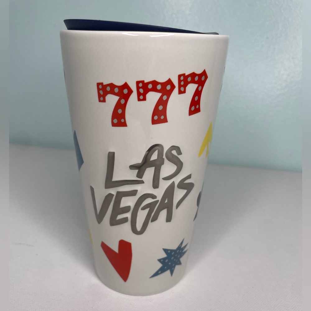 Starbucks Las Vegas Ceramic Travel Tumbler  with Lid